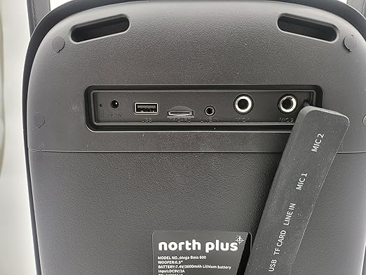 مكبر صوت بلوتوث NorthPlus MegaBass600 | بقوة 80 واط | محمول | مقاوم للماء | TWS
مكبر صوت بلوتوث NorthPlus MegaBass600 | بقوة 80 واط | محمول | مقاوم للماء | TWS